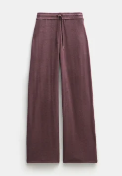 hush Joggers & Leggings|Pyjamas & Nightwear|Elle Supersoft Wide Leg Joggers Chocolate brown