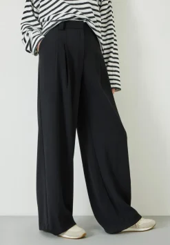 hush Trousers|Ellis High Waist Trousers Black