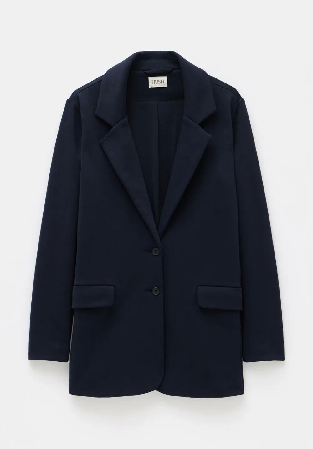 hush Jackets & Coats|Emery Jersey Blazer Navy