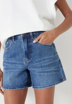 hush Shorts|Essential Denim Shorts Light Blue Authentic