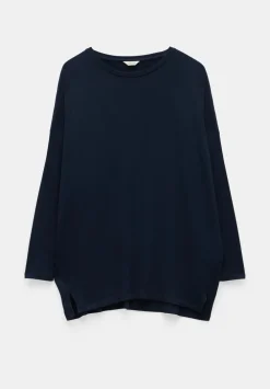 hush Tops & T-Shirts|Gillian Wide Jersey Top Midnight