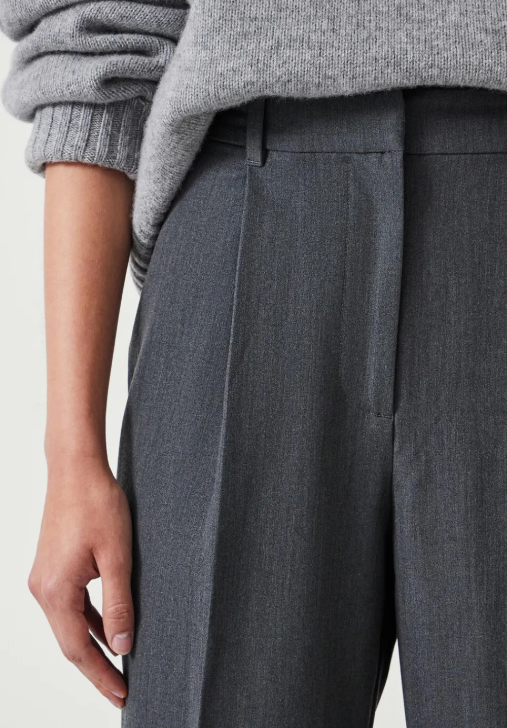 hush Trousers|Ginny Tapered Leg Trousers DARK GREY