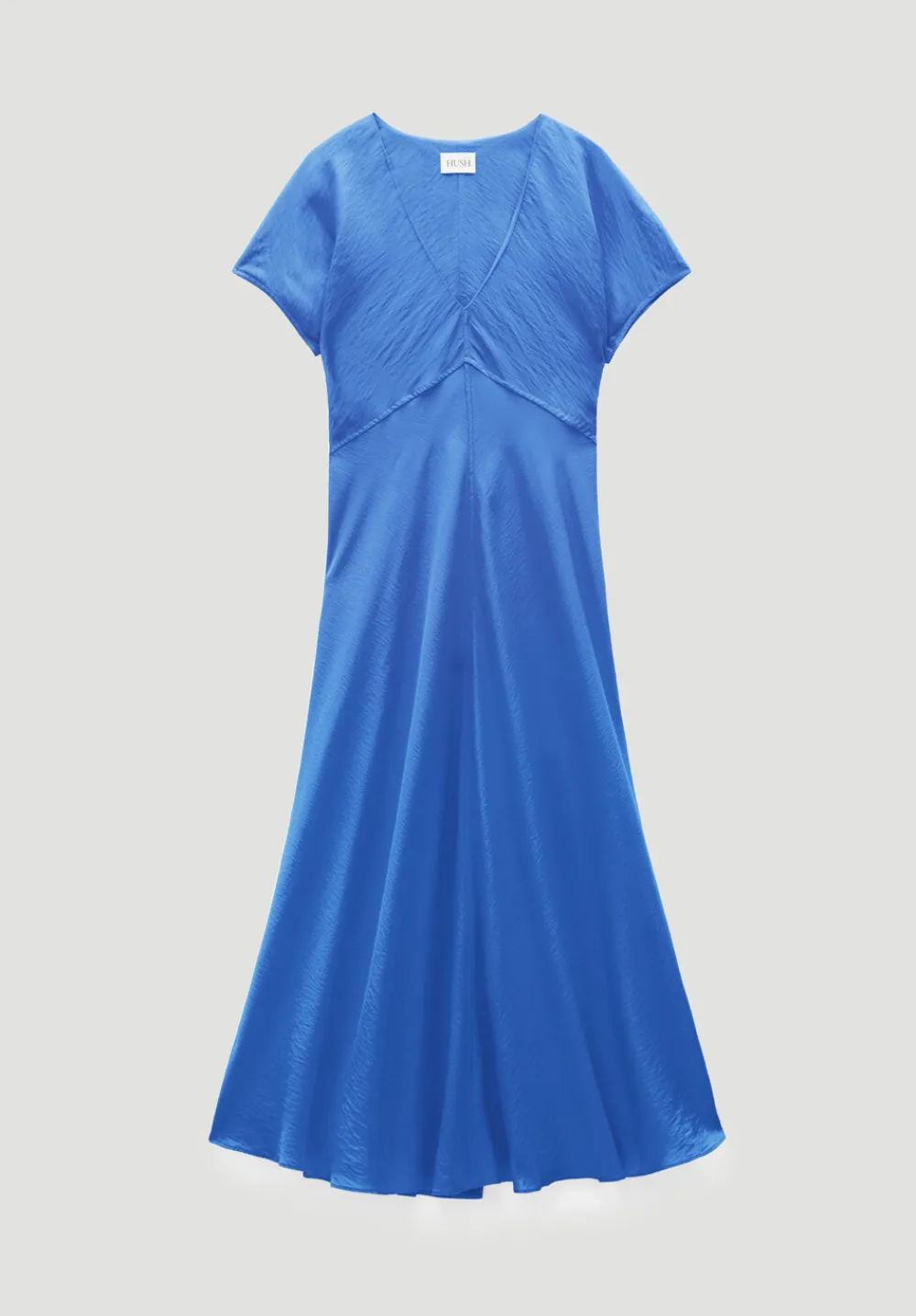 hush Dresses|Grace Air Flow V-Neck Maxi Dress Sapphire Blue
