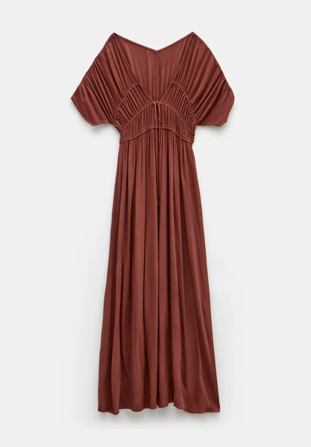 hush Dresses|Grace Lightweight Maxi Dress Chocolate brown