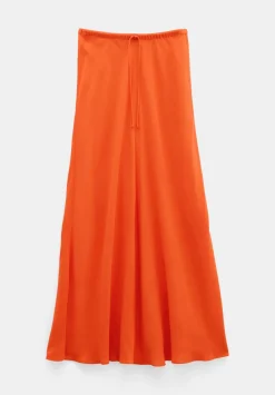 hush Skirts|Hanna Maxi Skirt Orange Red