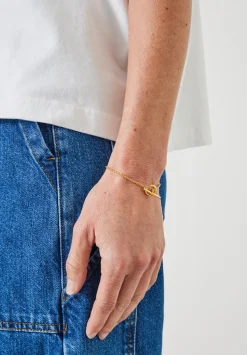 hush Jewellery|Harlow T Bar Bracelet Gold