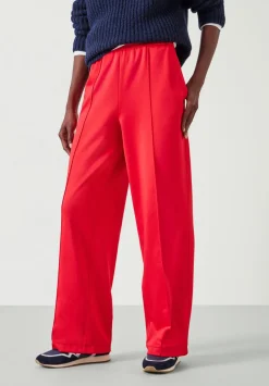 hush Joggers & Leggings|Trousers|Harrison Pintuck Joggers Bright Red
