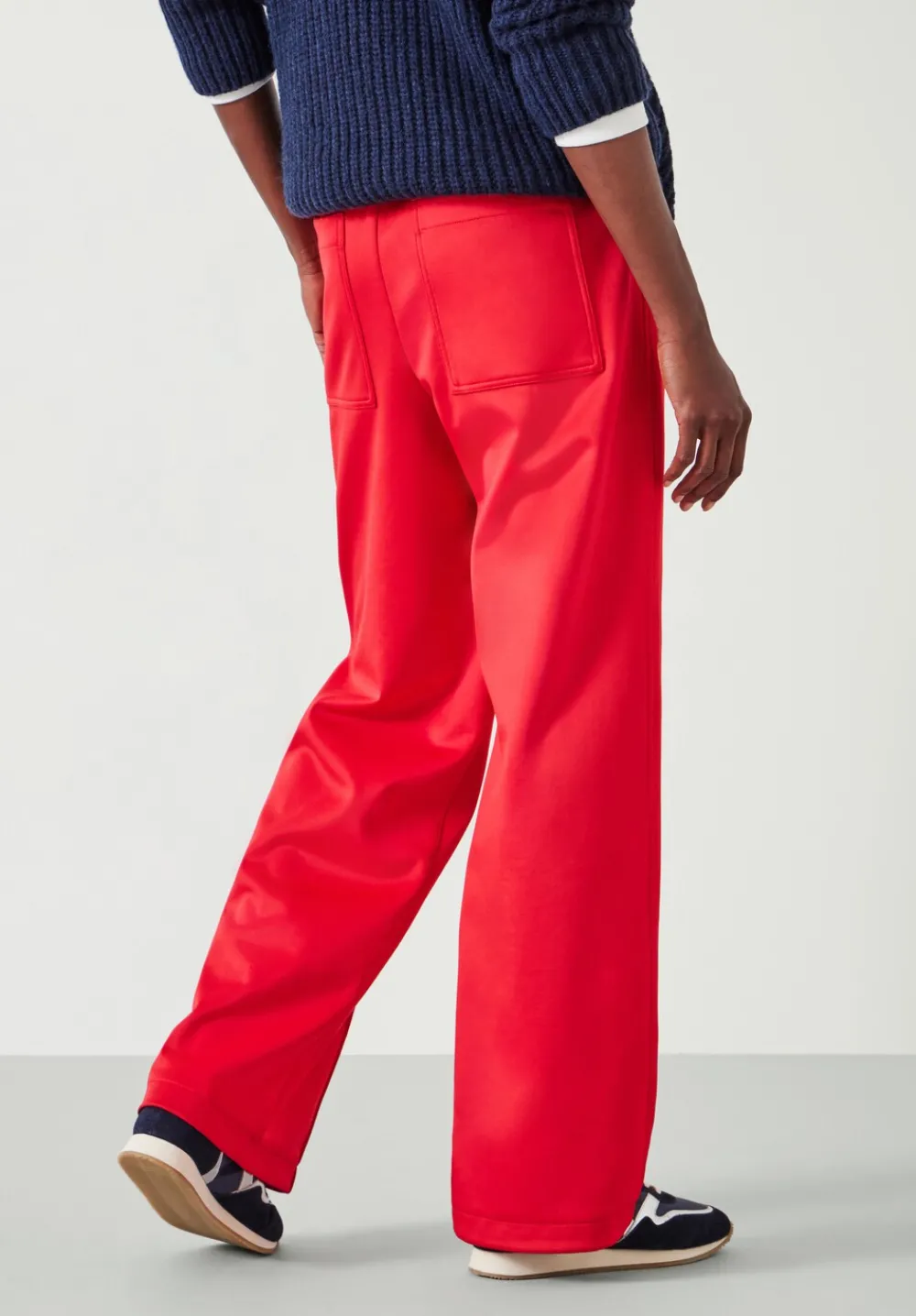 hush Joggers & Leggings|Trousers|Harrison Pintuck Joggers Bright Red