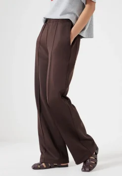 hush Joggers & Leggings|Trousers|Harrison Pintuck Joggers Chocolate brown