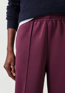 hush Joggers & Leggings|Trousers|Harrison Pintuck Joggers Wine Red