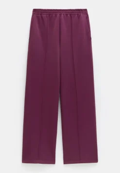 hush Joggers & Leggings|Trousers|Harrison Pintuck Joggers Wine Red