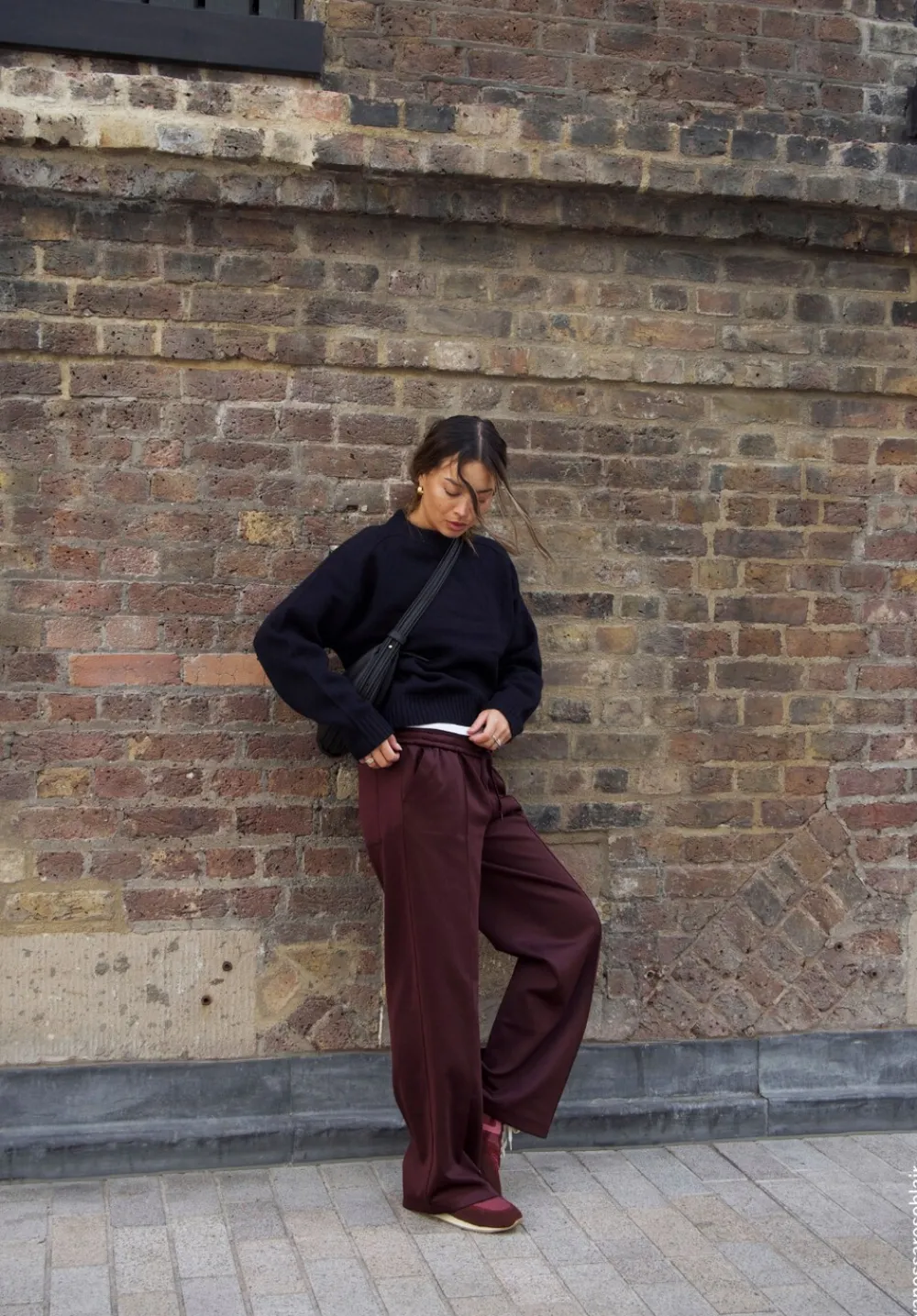 hush Joggers & Leggings|Trousers|Harrison Pintuck Joggers Wine Red