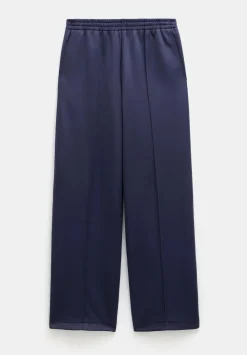 hush Joggers & Leggings|Trousers|Harrison Pintuck Joggers Navy