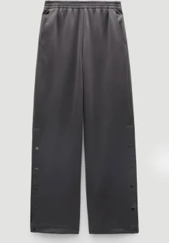hush Joggers & Leggings|Harrison Popper Straight Leg Trouser Slate Grey