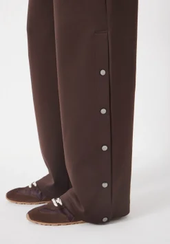 hush Joggers & Leggings|Harrison Popper Straight Leg Trouser Dark Brown