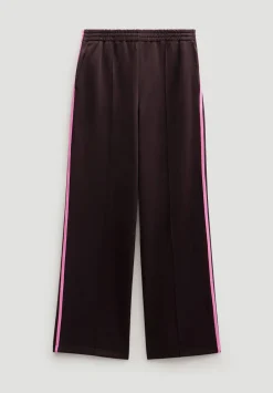 hush Joggers & Leggings|Trousers|Harrison Side Stripe Joggers Plum Purple