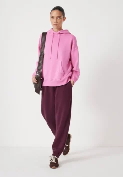 hush Sweatshirts & Hoodies|Heavyweight Cotton Hoodie Bright Pink