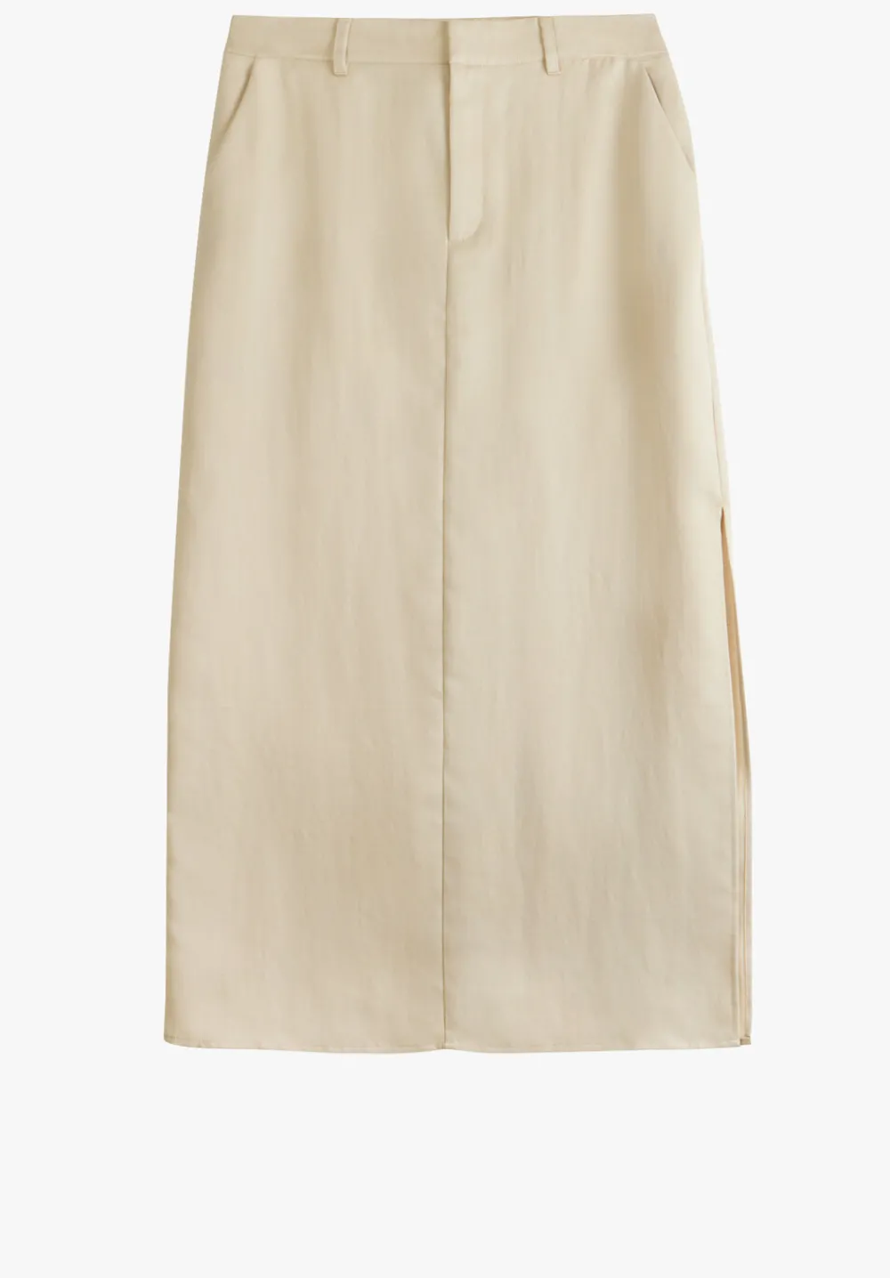 hush Skirts|Heidi Midi Skirt Sand