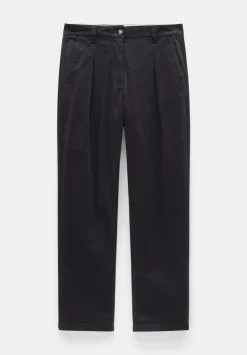 hush Trousers|Imogen Cotton Trousers Washed Black