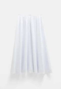 hush Skirts|Ishani Maxi Textured Skirt White