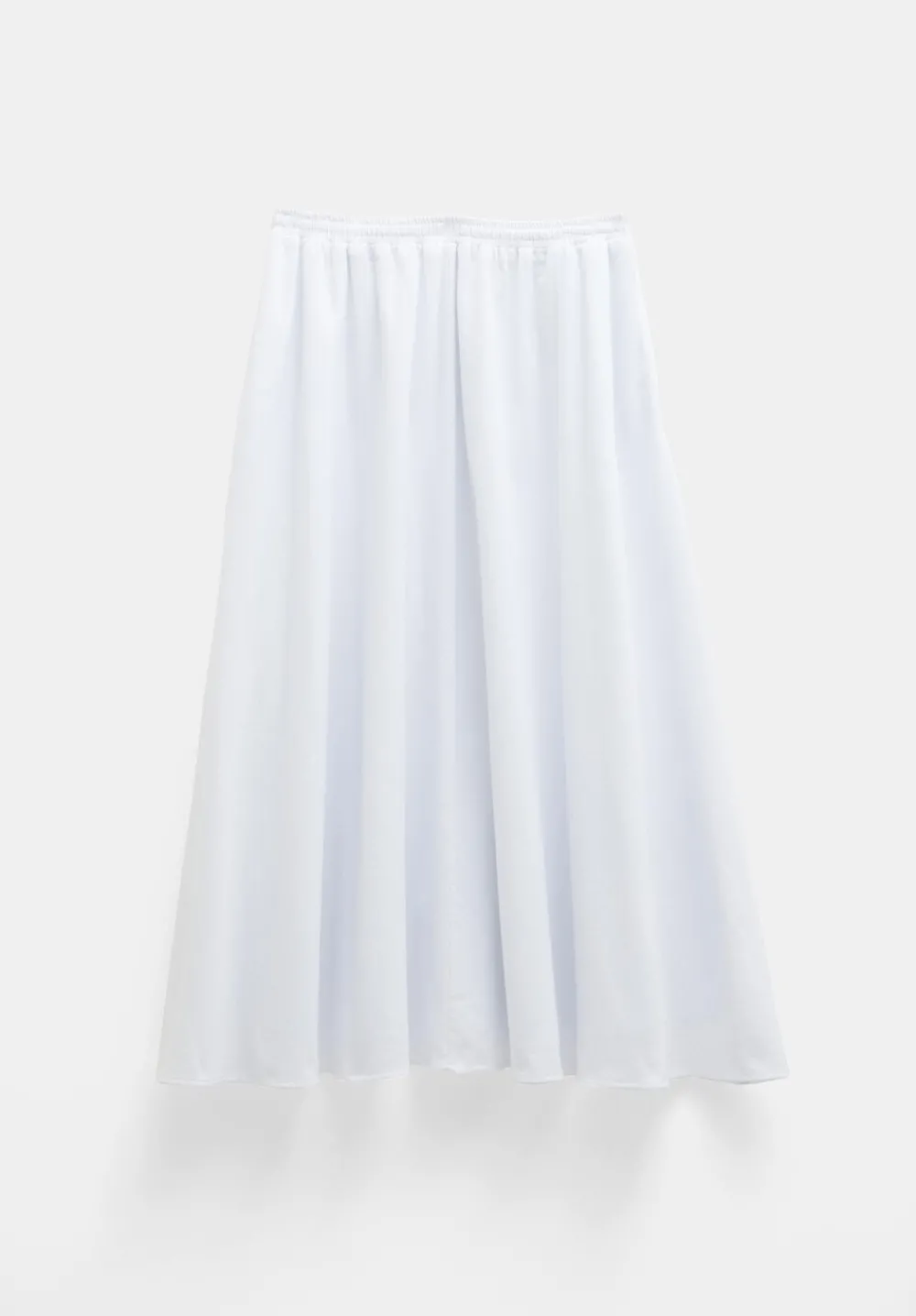 hush Skirts|Ishani Maxi Textured Skirt White