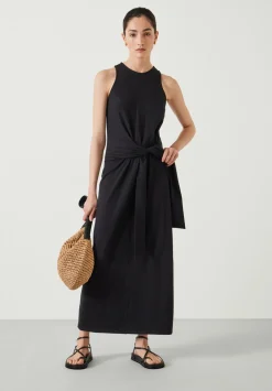hush Dresses|Isla Sleeveless Maxi Dress Black
