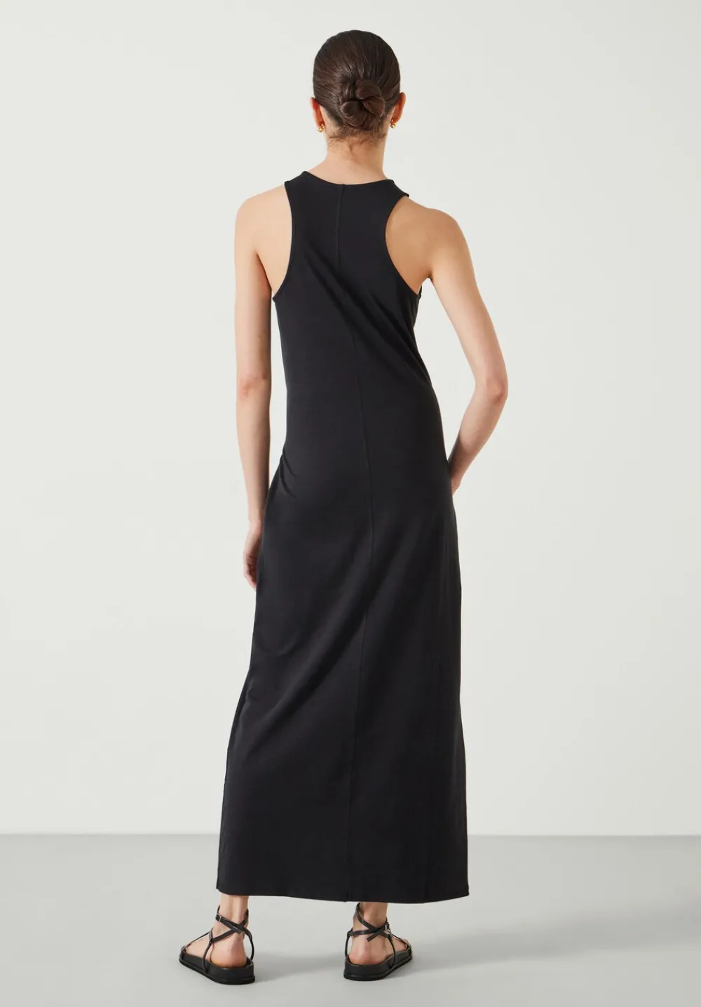 hush Dresses|Isla Sleeveless Maxi Dress Black