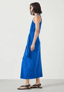 hush Dresses|Isla Sleeveless Maxi Dress Blue