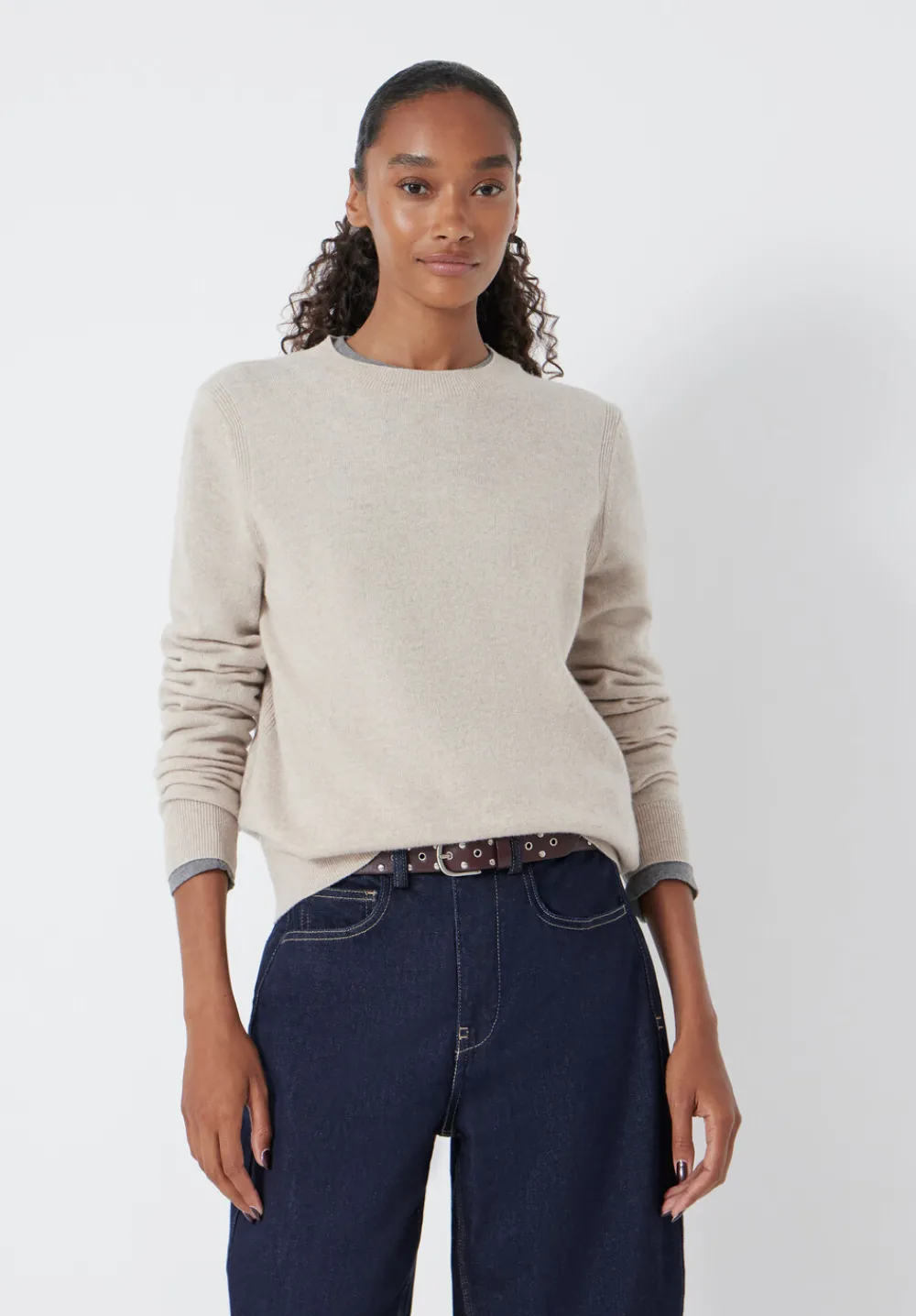 hush Jumpers & Cardigans|Ivy Merino Wool Jumper Oatmeal