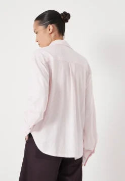 hush Tops & T-Shirts|Jersey Slub Shirt Soft Pink