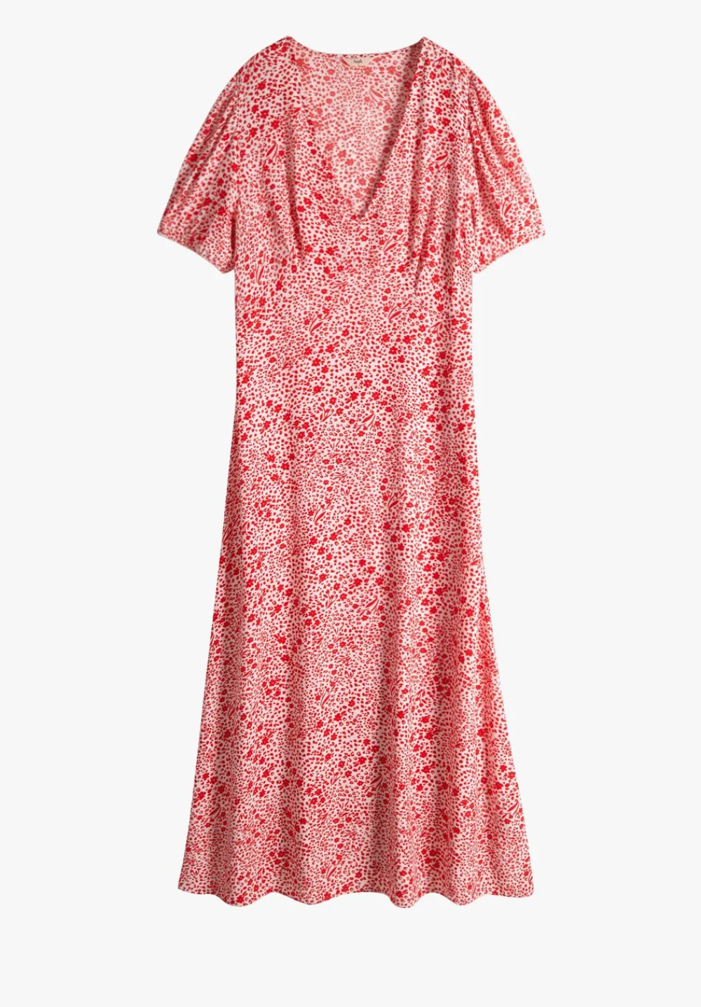 hush Dresses|Juliette Midi Tea Dress Mini Floral Leopard Red