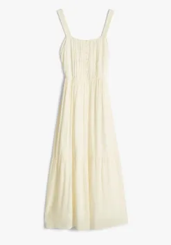 hush Dresses|Katrina Lace Midi Dress Ecru