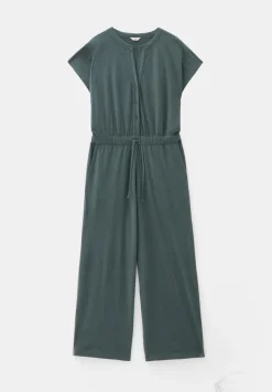 hush Jumpsuits|Dresses|Kendall Jersey Jumpsuit Washed Dark Green