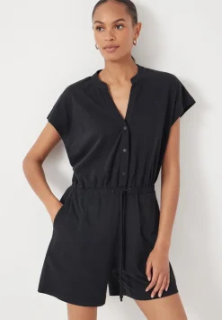 hush Jumpsuits|Kendall Jersey Playsuit Black