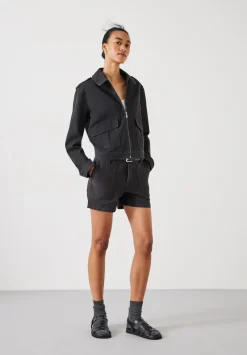 hush Shorts|Kia Washed Shorts Washed Black