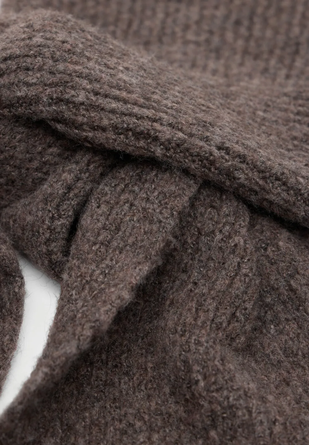 hush Scarves|Hats|Knitted Hooded Scarf Light Brown