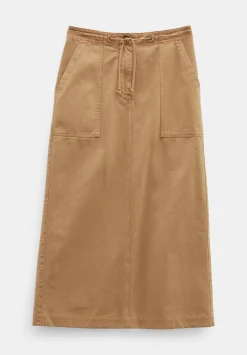 hush Skirts|Kristen Cargo Maxi Skirt Desert