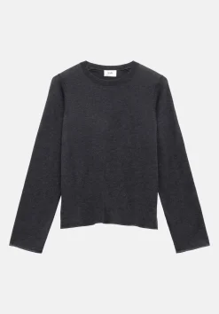 hush Jumpers & Cardigans|Lara Fine Knit Wool Blend Jumper Charcoal Marl