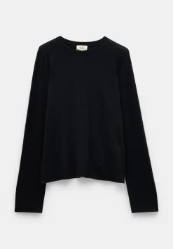 hush Jumpers & Cardigans|Lara Fine Knit Wool Blend Jumper Black
