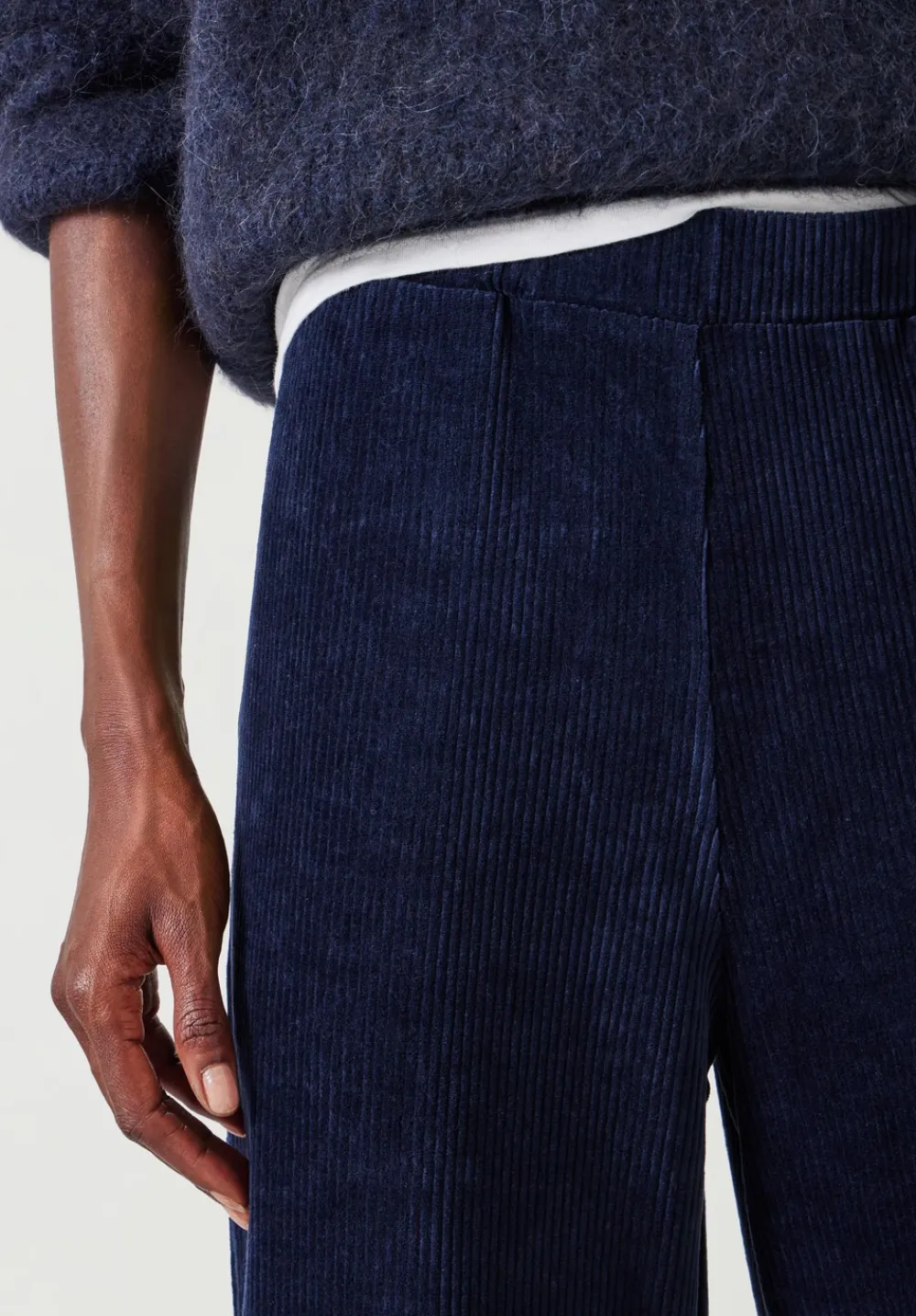 hush Joggers & Leggings|Layton Slouchy Cord Joggers Navy
