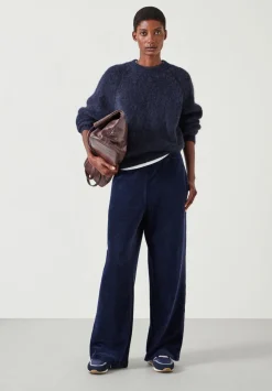hush Joggers & Leggings|Layton Slouchy Cord Joggers Navy