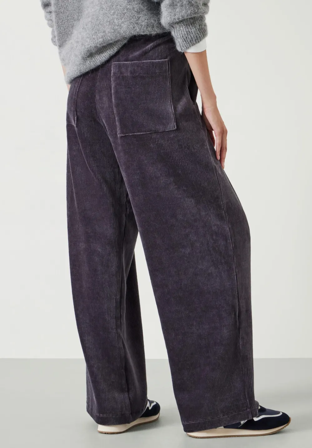hush Joggers & Leggings|Layton Slouchy Cord Joggers DARK GREY