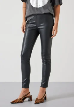 hush Trousers|Leather Legging Black