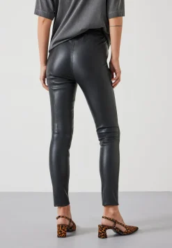 hush Trousers|Leather Legging Black