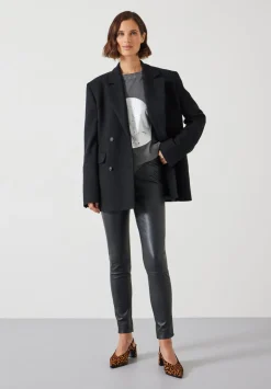 hush Trousers|Leather Legging Black