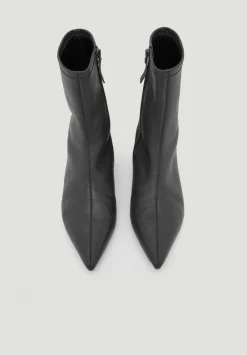 hush Heels|Boots|Leather Sock Fit Boots Black