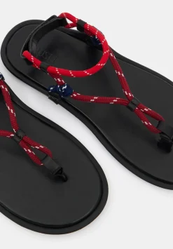 hush Sandals|Flats|Leona Rope Detail Flat Sandals Multi colour