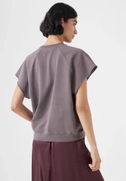 hush Tops & T-Shirts|Leonie Short Sleeve T-Shirt Raisin Brown