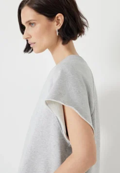hush Tops & T-Shirts|Leonie Short Sleeve T-Shirt Grey Marl