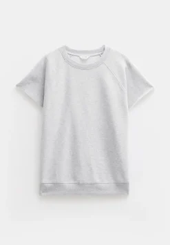 hush Tops & T-Shirts|Leonie Short Sleeve T-Shirt Grey Marl